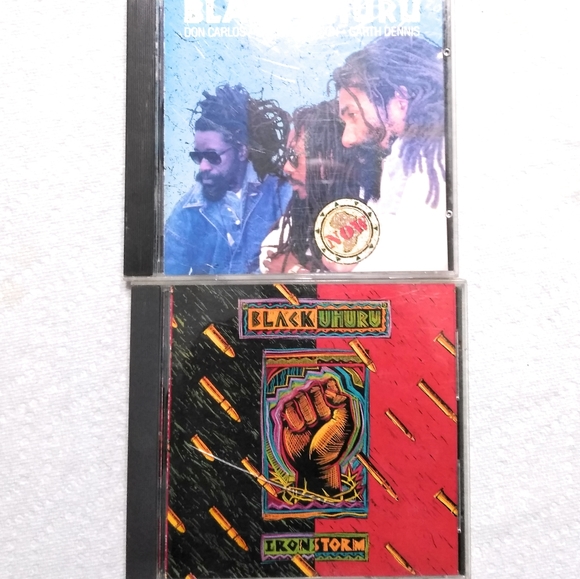 CD Combo #30, Black Uhuru Now, Iron Storm 2 CD'S, Mesa 1990, 1991 - Picture 1 of 3
